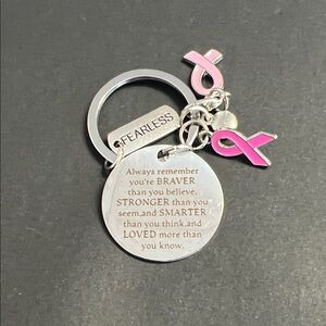 Breast Cancer Keychain